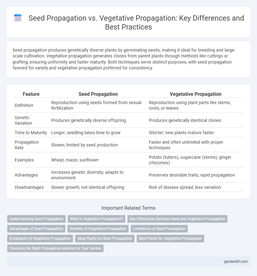 Seed Propagation vs. Vegetative Propagation: Key Differences and Best Practices