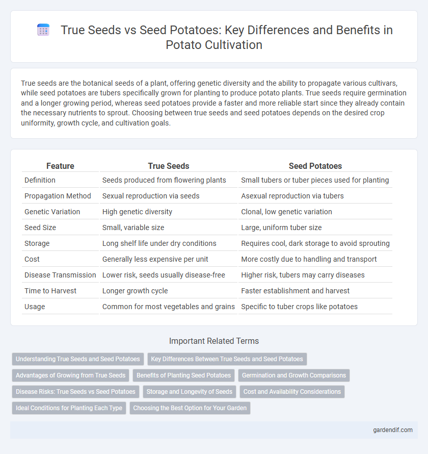 True Seeds vs Seed Potatoes: Key Differences and Benefits in Potato Cultivation