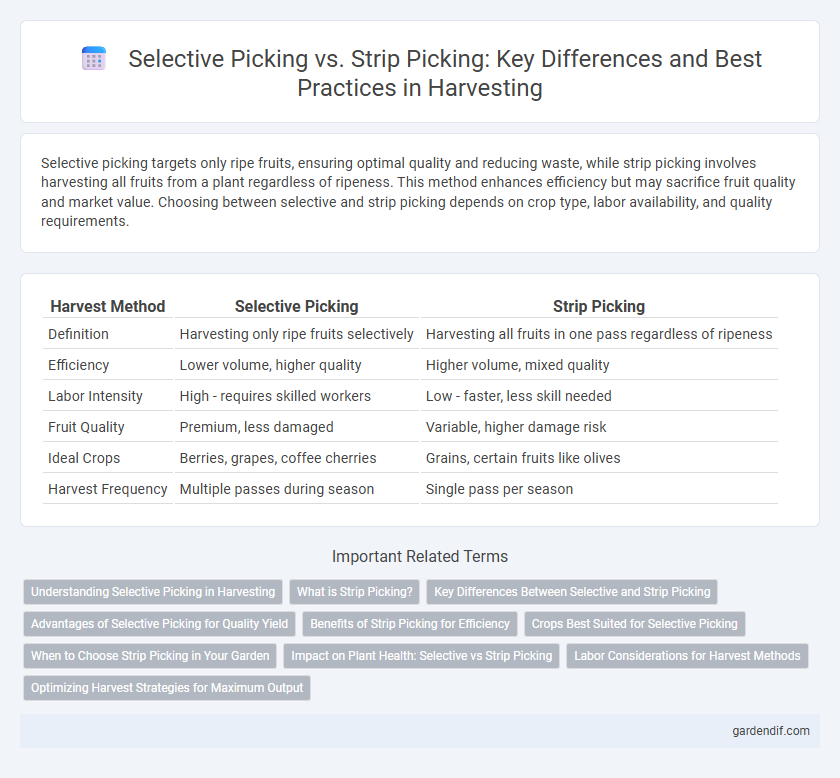 Selective Picking vs. Strip Picking: Key Differences and Best Practices in Harvesting