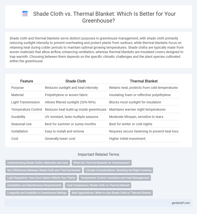 Shade Cloth vs. Thermal Blanket: Which Is Better for Your Greenhouse?