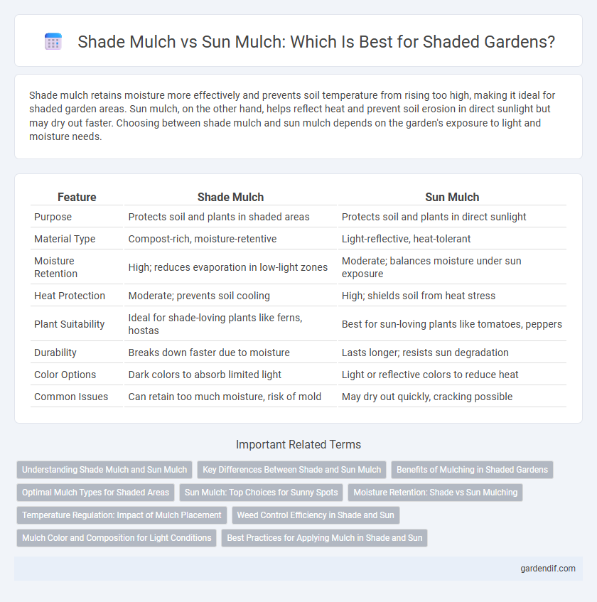 Shade Mulch vs Sun Mulch: Which Is Best for Shaded Gardens?