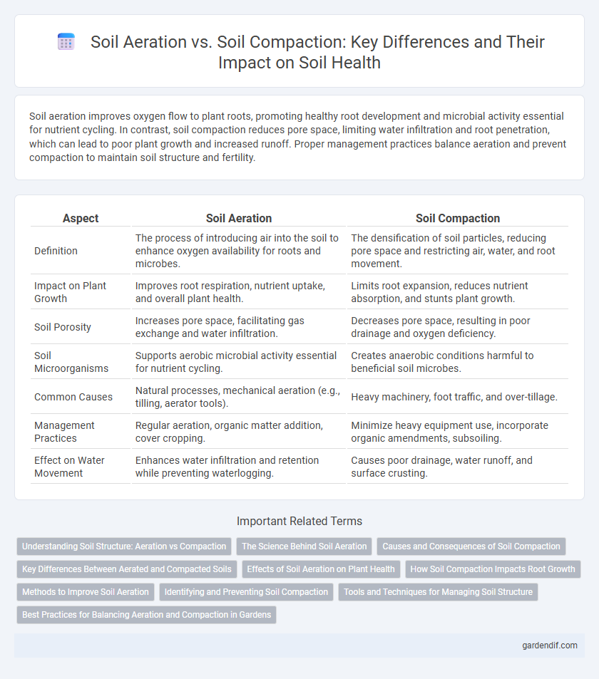 Soil Aeration vs. Soil Compaction: Key Differences and Their Impact on Soil Health