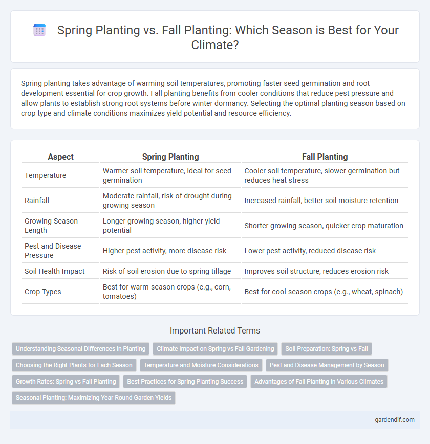 Spring Planting vs. Fall Planting: Which Season is Best for Your Climate?