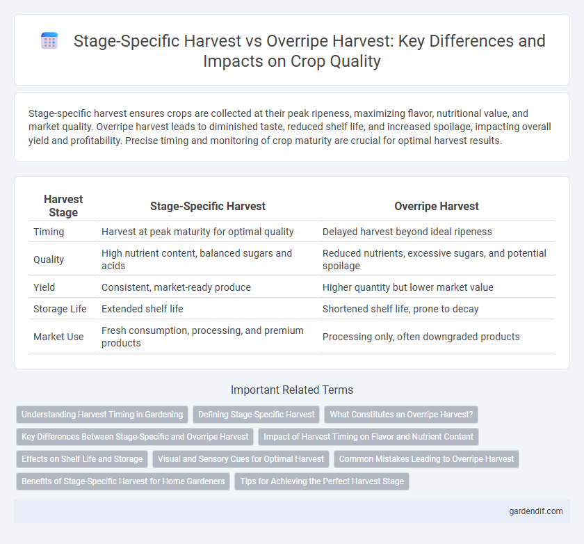 Stage-Specific Harvest vs Overripe Harvest: Key Differences and Impacts on Crop Quality