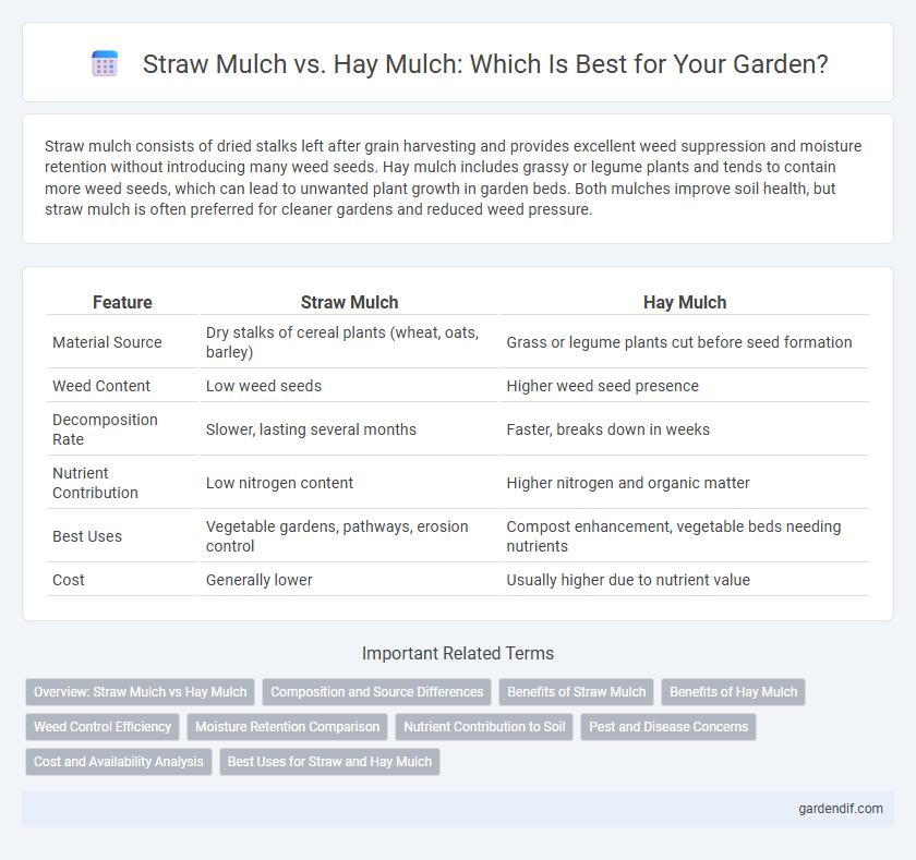 Straw Mulch vs. Hay Mulch: Which Is Best for Your Garden?