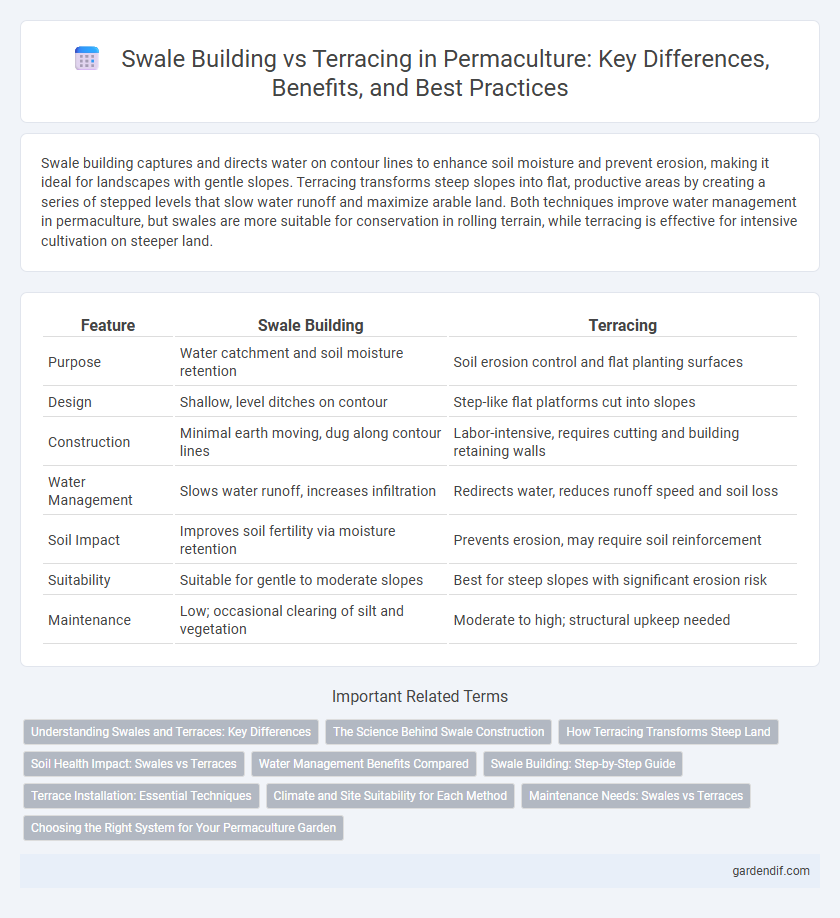 Swale Building vs Terracing in Permaculture: Key Differences, Benefits, and Best Practices