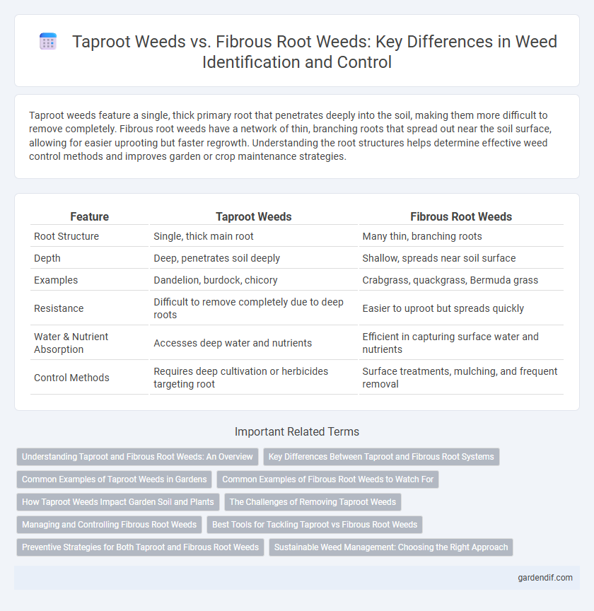 Taproot Weeds vs. Fibrous Root Weeds: Key Differences in Weed Identification and Control