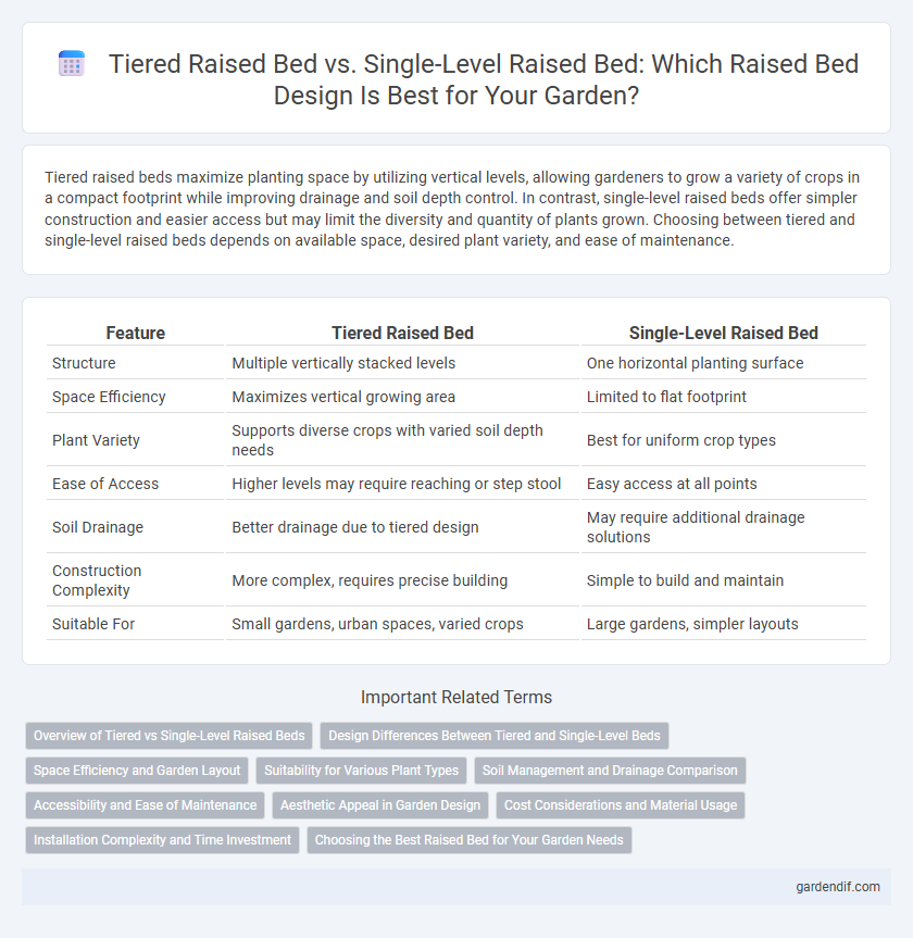 Tiered Raised Bed vs. Single-Level Raised Bed: Which Raised Bed Design Is Best for Your Garden?
