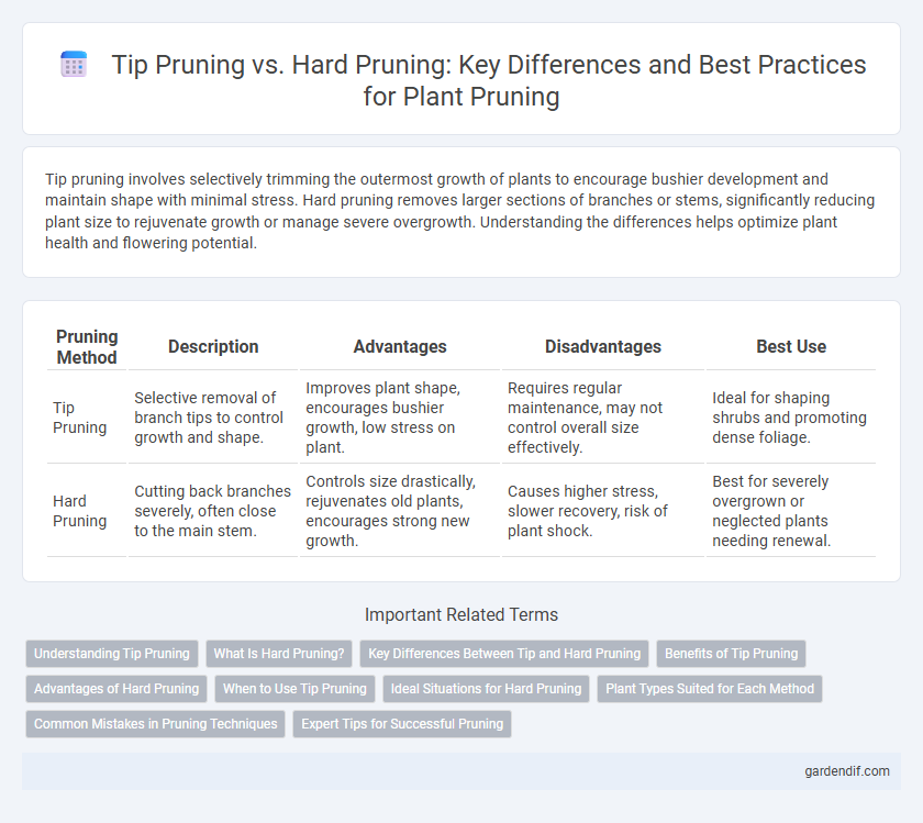 Tip Pruning vs. Hard Pruning: Key Differences and Best Practices for Plant Pruning