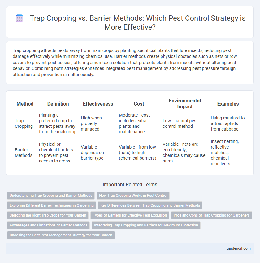 Trap Cropping vs. Barrier Methods: Which Pest Control Strategy is More Effective?