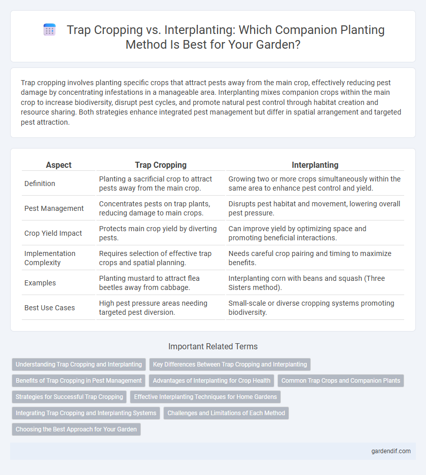 Trap Cropping vs. Interplanting: Which Companion Planting Method Is Best for Your Garden?