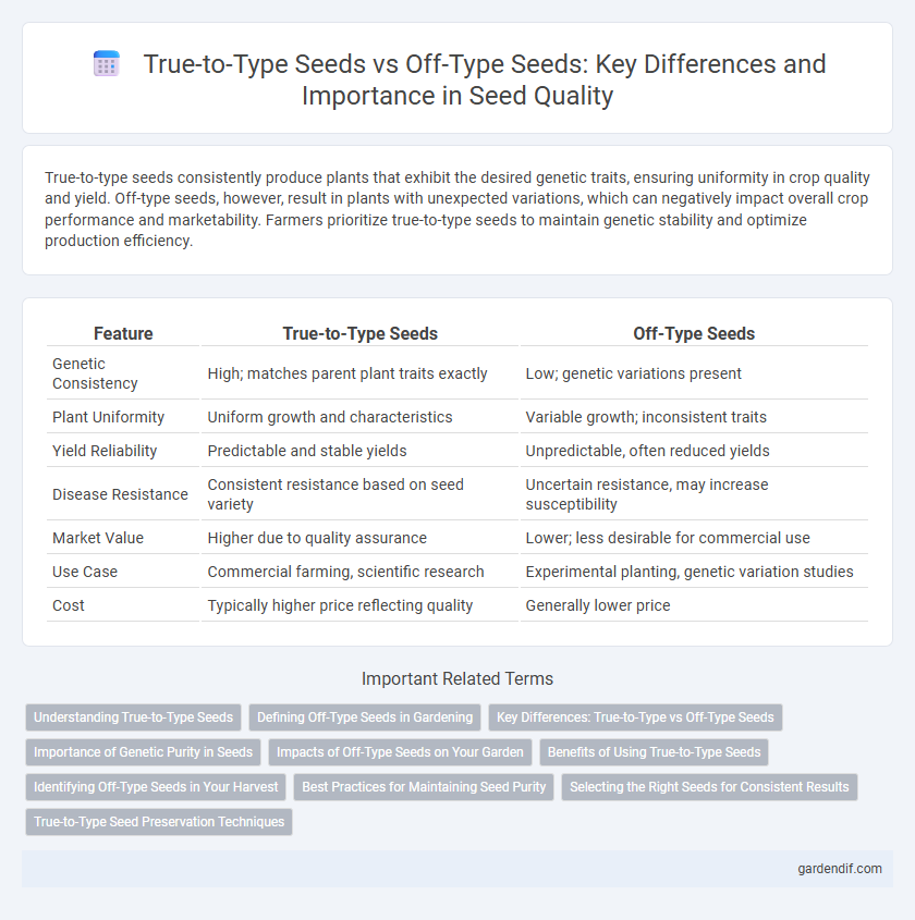 True-to-Type Seeds vs Off-Type Seeds: Key Differences and Importance in Seed Quality