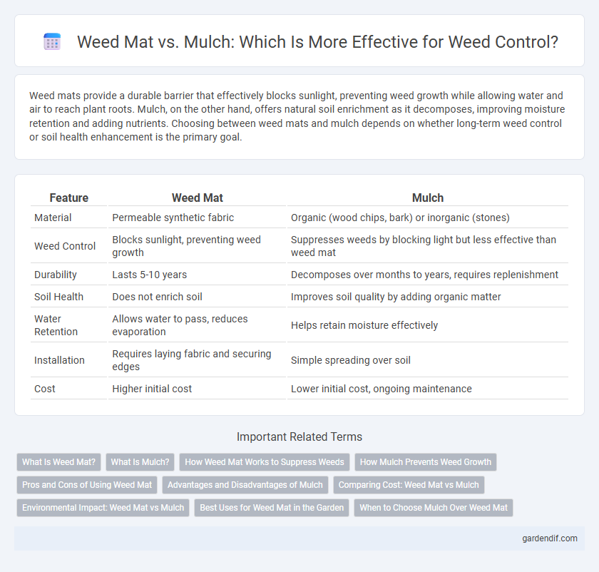 Weed Mat vs. Mulch: Which Is More Effective for Weed Control?