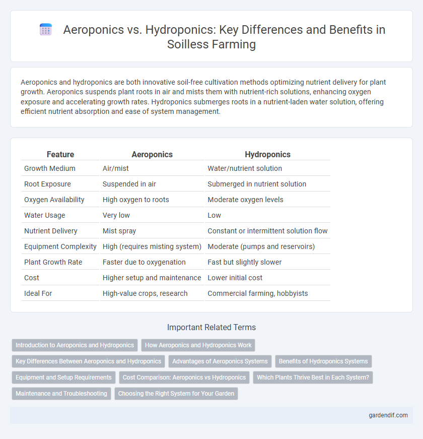 Aeroponics vs. Hydroponics: Key Differences and Benefits in Soilless Farming