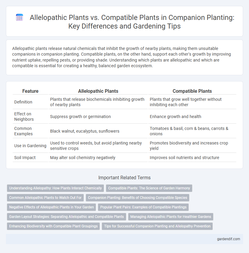 Allelopathic Plants vs. Compatible Plants in Companion Planting: Key Differences and Gardening Tips