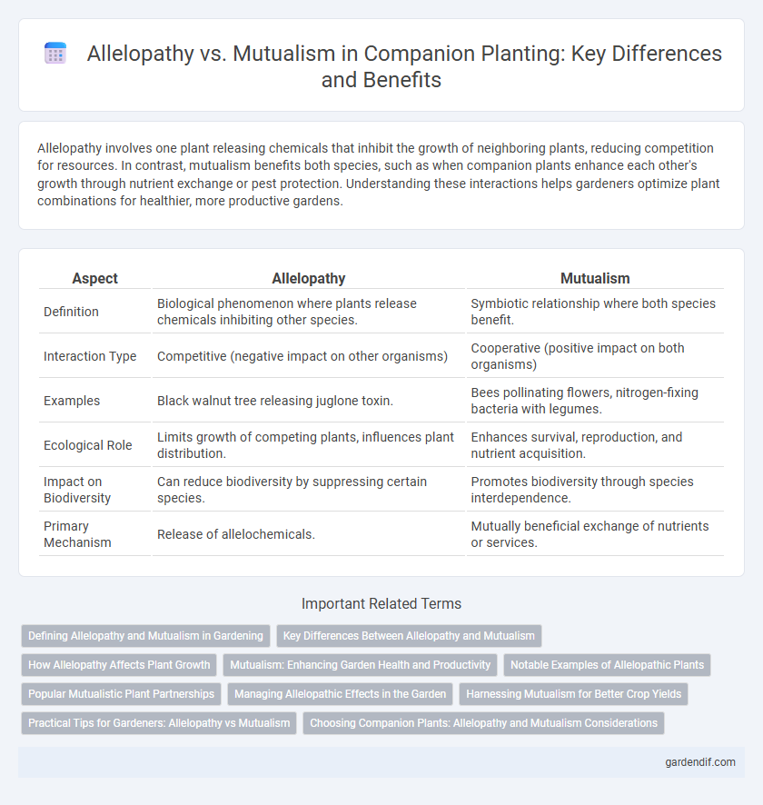 Allelopathy vs. Mutualism in Companion Planting: Key Differences and Benefits