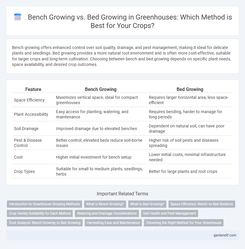 Bench Growing vs. Bed Growing in Greenhouses: Which Method is Best for Your Crops?