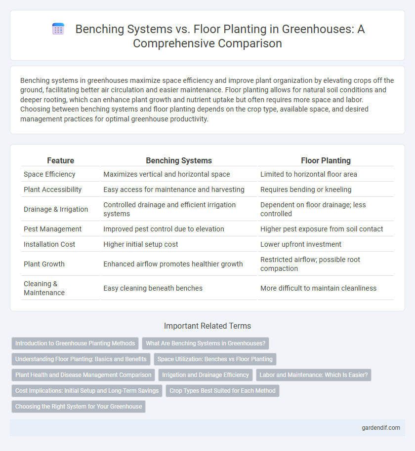 Benching Systems vs. Floor Planting in Greenhouses: A Comprehensive Comparison