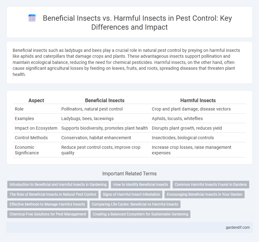 Beneficial Insects vs. Harmful Insects in Pest Control: Key Differences and Impact