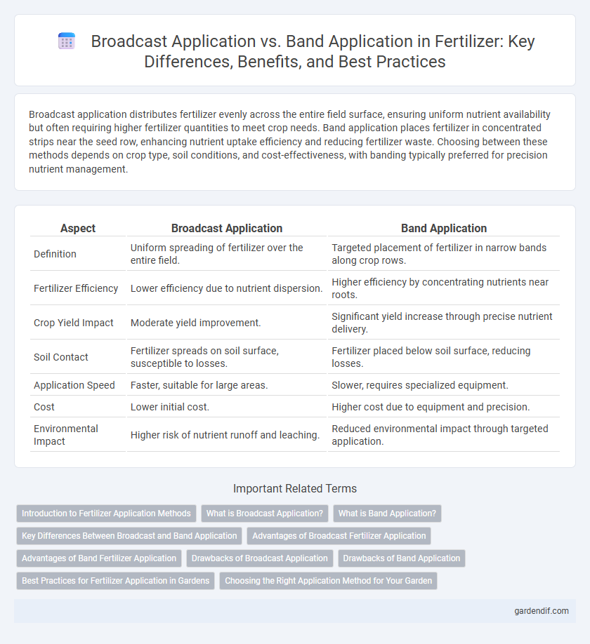 Broadcast Application vs. Band Application in Fertilizer: Key Differences, Benefits, and Best Practices