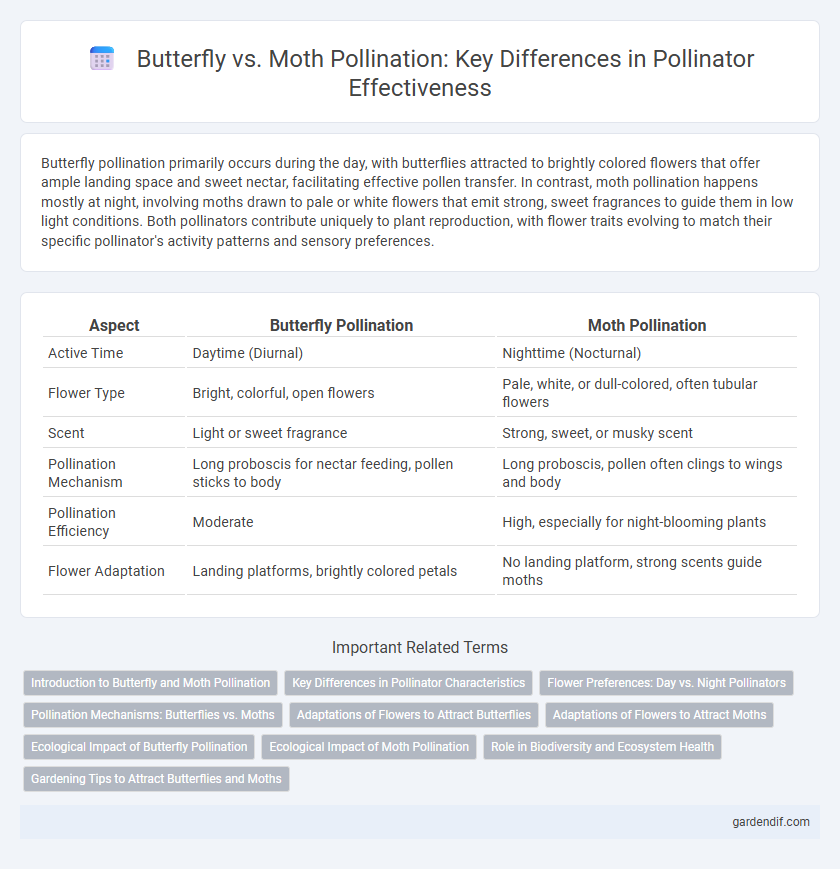 Butterfly vs. Moth Pollination: Key Differences in Pollinator Effectiveness
