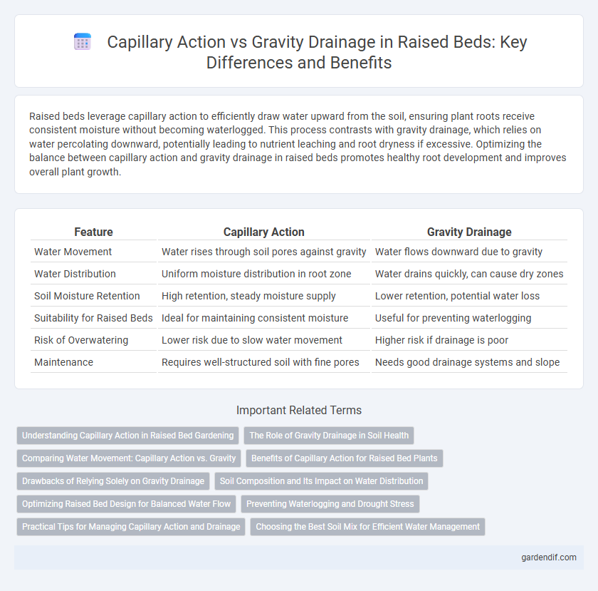 Capillary Action vs Gravity Drainage in Raised Beds: Key Differences and Benefits