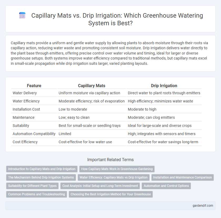 Capillary Mats vs. Drip Irrigation: Which Greenhouse Watering System is Best?