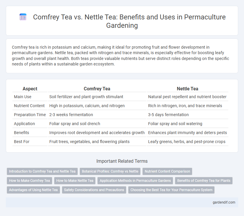 Comfrey Tea vs. Nettle Tea: Benefits and Uses in Permaculture Gardening