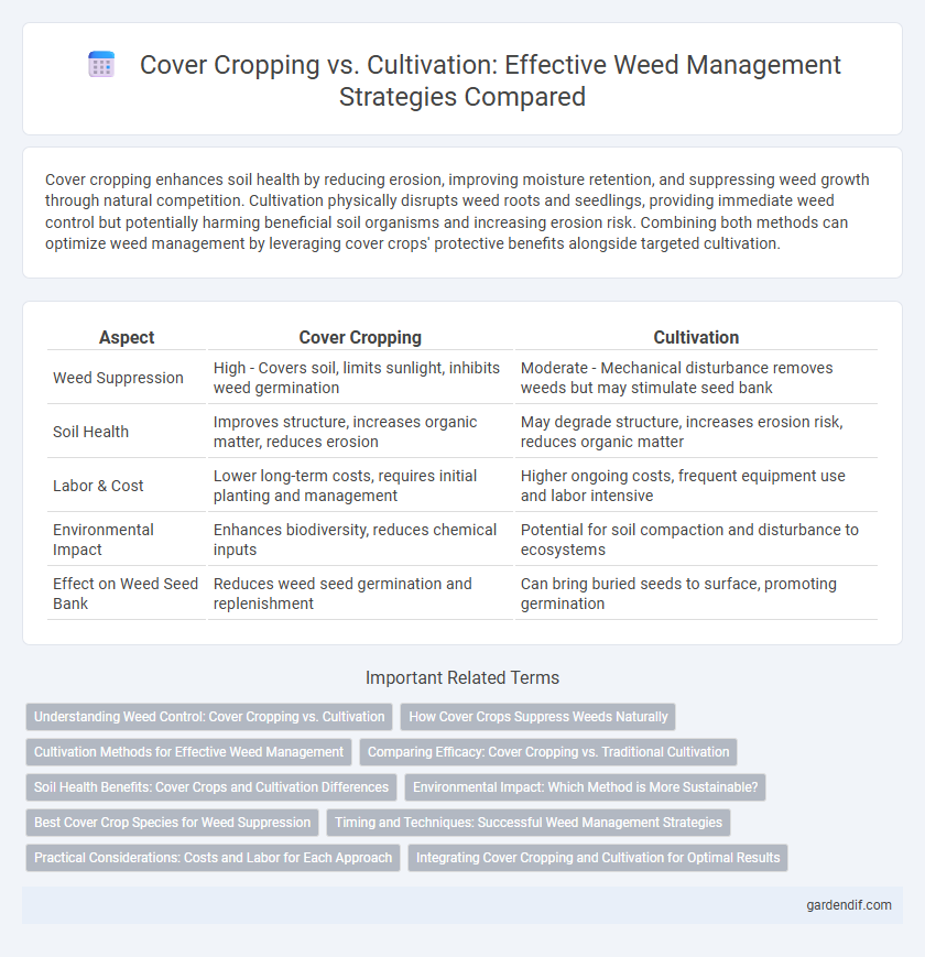 Cover Cropping vs. Cultivation: Effective Weed Management Strategies Compared
