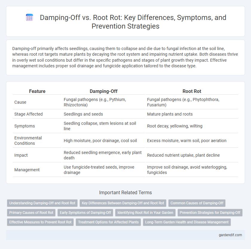 Damping-Off vs. Root Rot: Key Differences, Symptoms, and Prevention Strategies