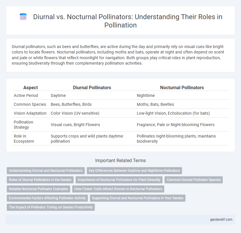 Diurnal vs. Nocturnal Pollinators: Understanding Their Roles in Pollination