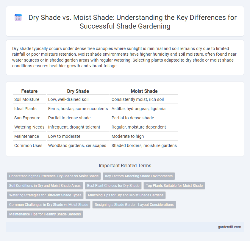 Dry Shade vs. Moist Shade: Understanding the Key Differences for Successful Shade Gardening