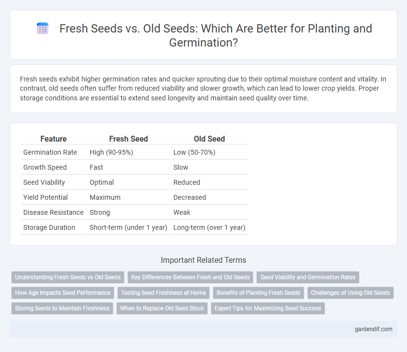 Fresh Seeds vs. Old Seeds: Which Are Better for Planting and Germination?
