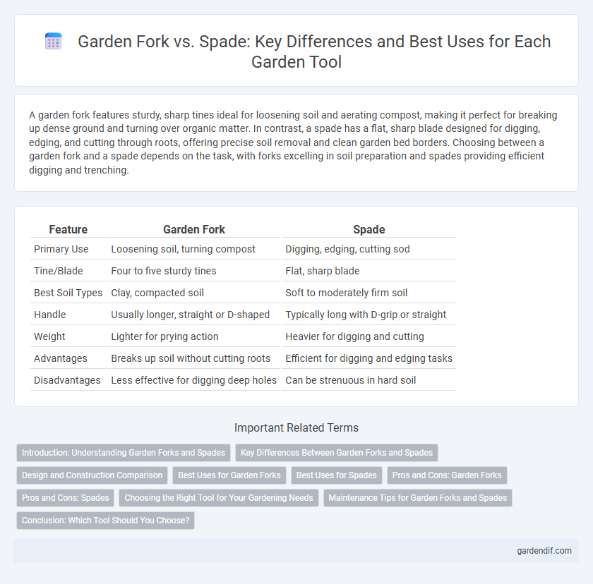 Garden Fork vs. Spade: Key Differences and Best Uses for Each Garden Tool