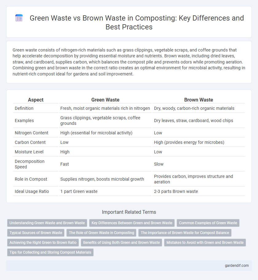 Green Waste vs Brown Waste in Composting: Key Differences and Best Practices