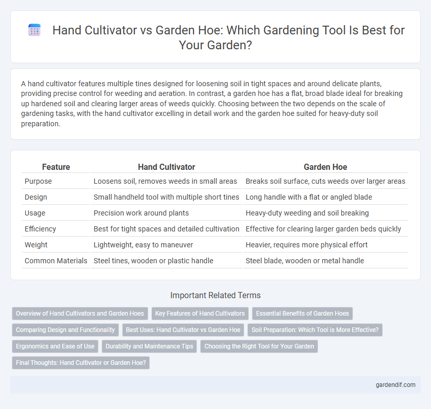 Hand Cultivator vs Garden Hoe: Which Gardening Tool Is Best for Your Garden?