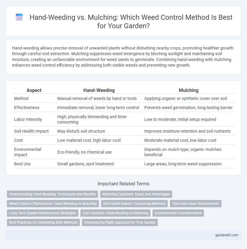 Hand-Weeding vs. Mulching: Which Weed Control Method Is Best for Your Garden?
