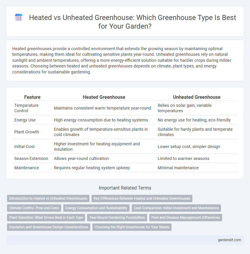 Heated vs Unheated Greenhouse: Which Greenhouse Type Is Best for Your Garden?