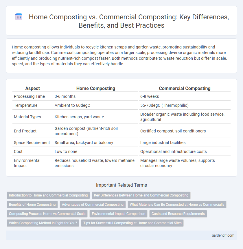 Home Composting vs. Commercial Composting: Key Differences, Benefits, and Best Practices