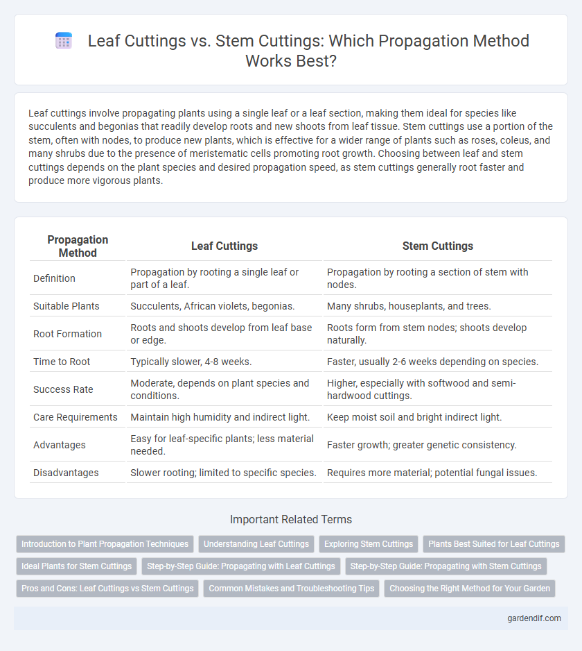 Leaf Cuttings vs. Stem Cuttings: Which Propagation Method Works Best?