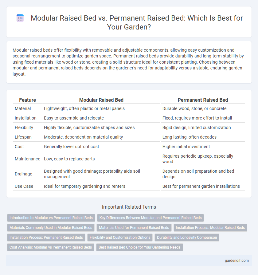 Modular Raised Bed vs. Permanent Raised Bed: Which Is Best for Your Garden?