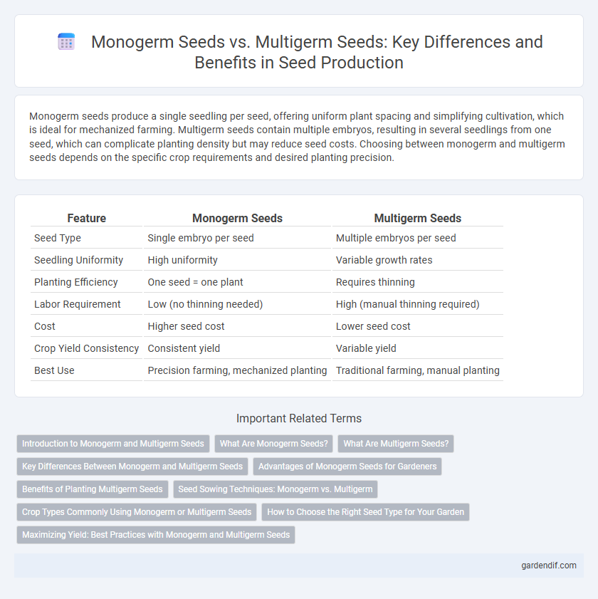 Monogerm Seeds vs. Multigerm Seeds: Key Differences and Benefits in Seed Production