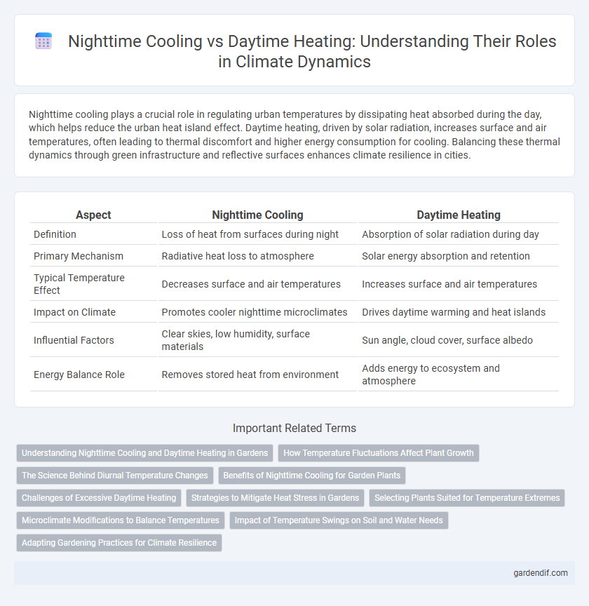 Nighttime Cooling vs Daytime Heating: Understanding Their Roles in Climate Dynamics