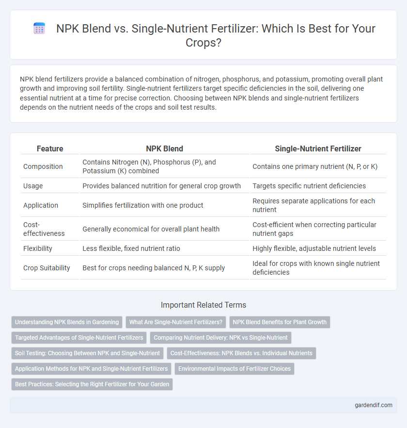 NPK Blend vs. Single-Nutrient Fertilizer: Which Is Best for Your Crops?