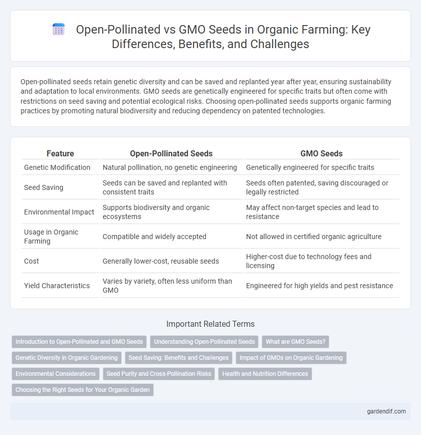 Open-Pollinated vs GMO Seeds in Organic Farming: Key Differences, Benefits, and Challenges