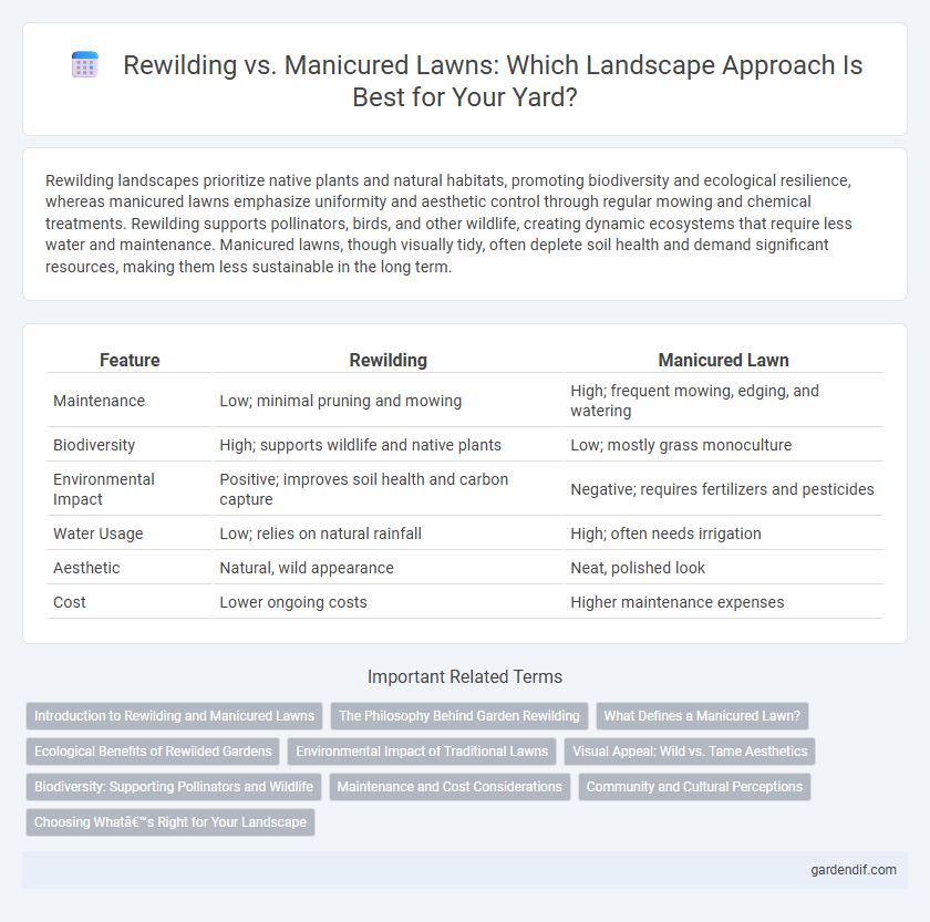 Rewilding vs. Manicured Lawns: Which Landscape Approach Is Best for Your Yard?