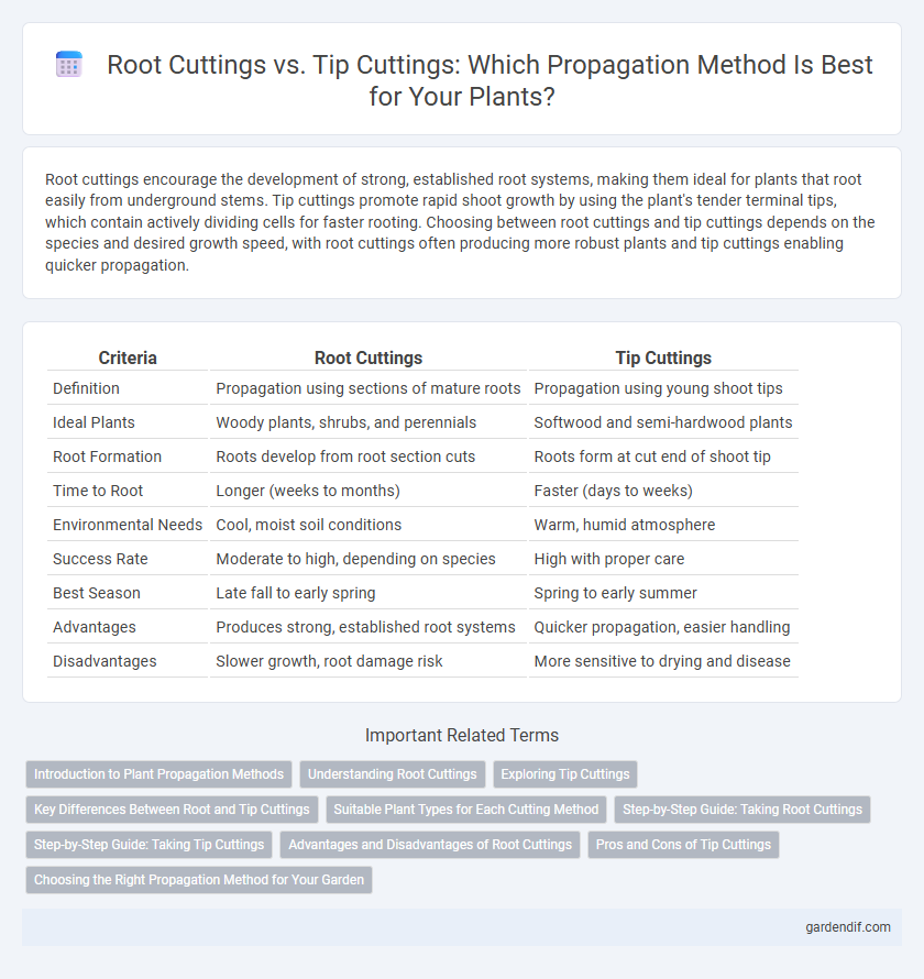 Root Cuttings vs. Tip Cuttings: Which Propagation Method Is Best for Your Plants?
