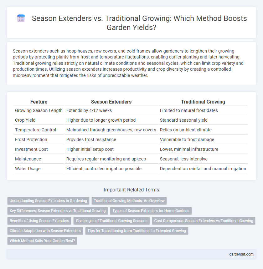 Season Extenders vs. Traditional Growing: Which Method Boosts Garden Yields?