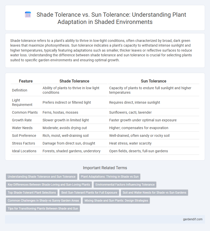 Shade Tolerance vs. Sun Tolerance: Understanding Plant Adaptation in Shaded Environments