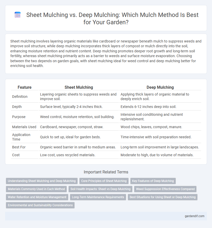 Sheet Mulching vs. Deep Mulching: Which Mulch Method Is Best for Your Garden?
